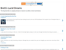Tablet Screenshot of brett.iamluciddreaming.com
